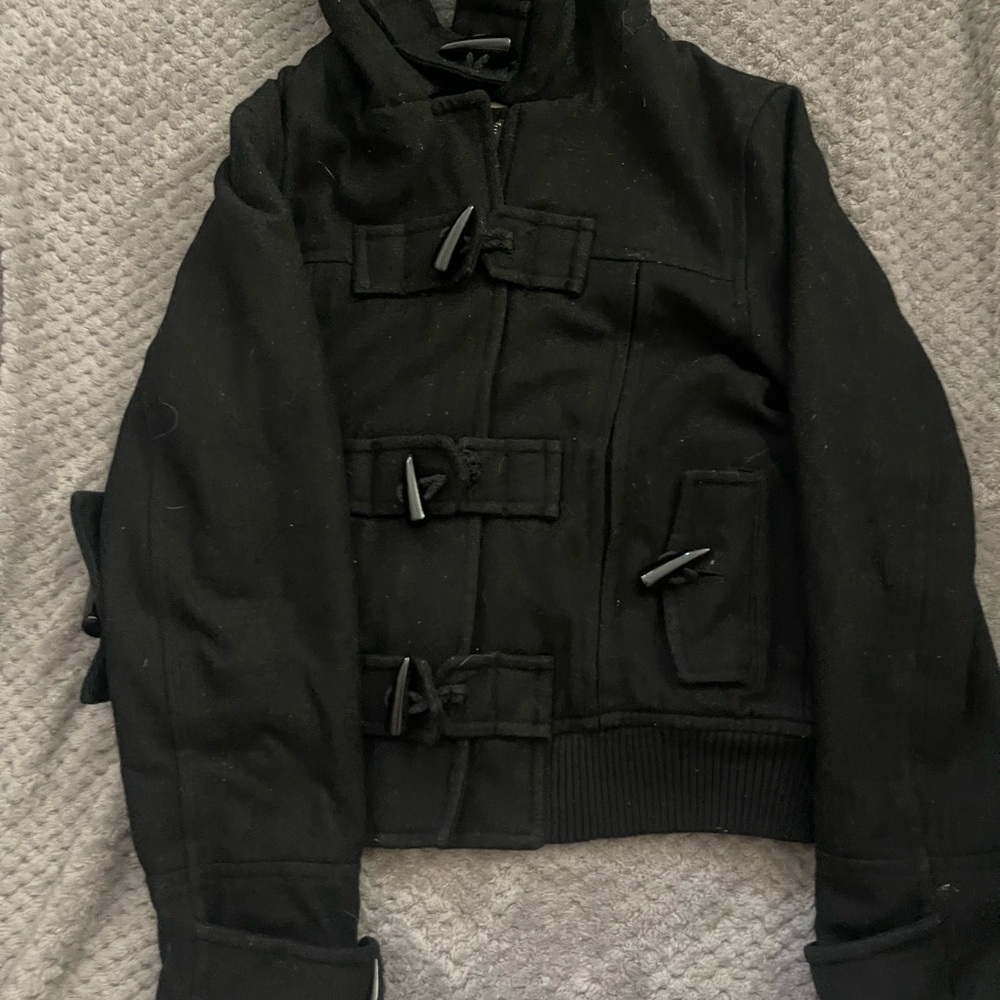 Onepiece Black Toggle Jacket